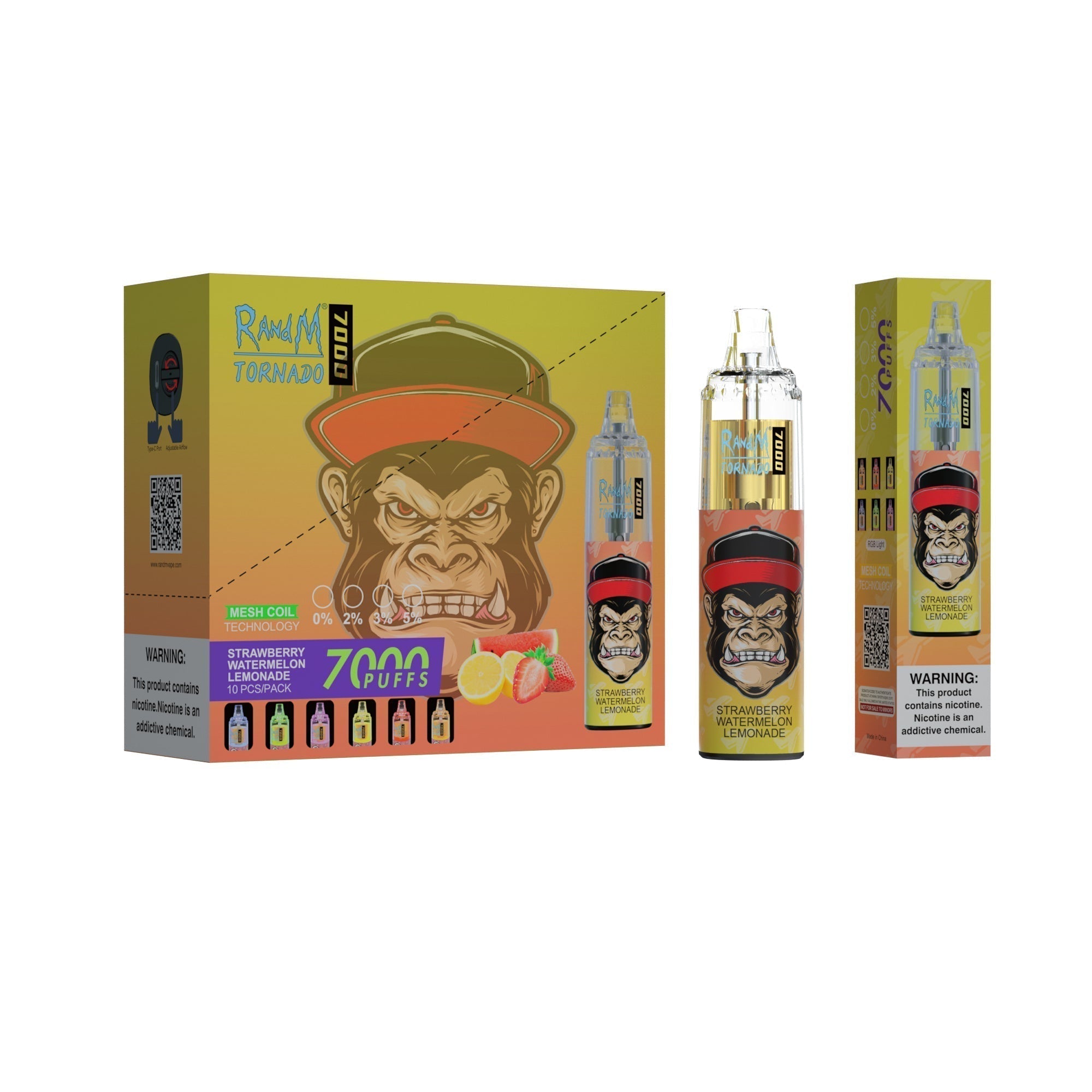 RAndM Tornado 7000 Puffs Wegwerp Vape