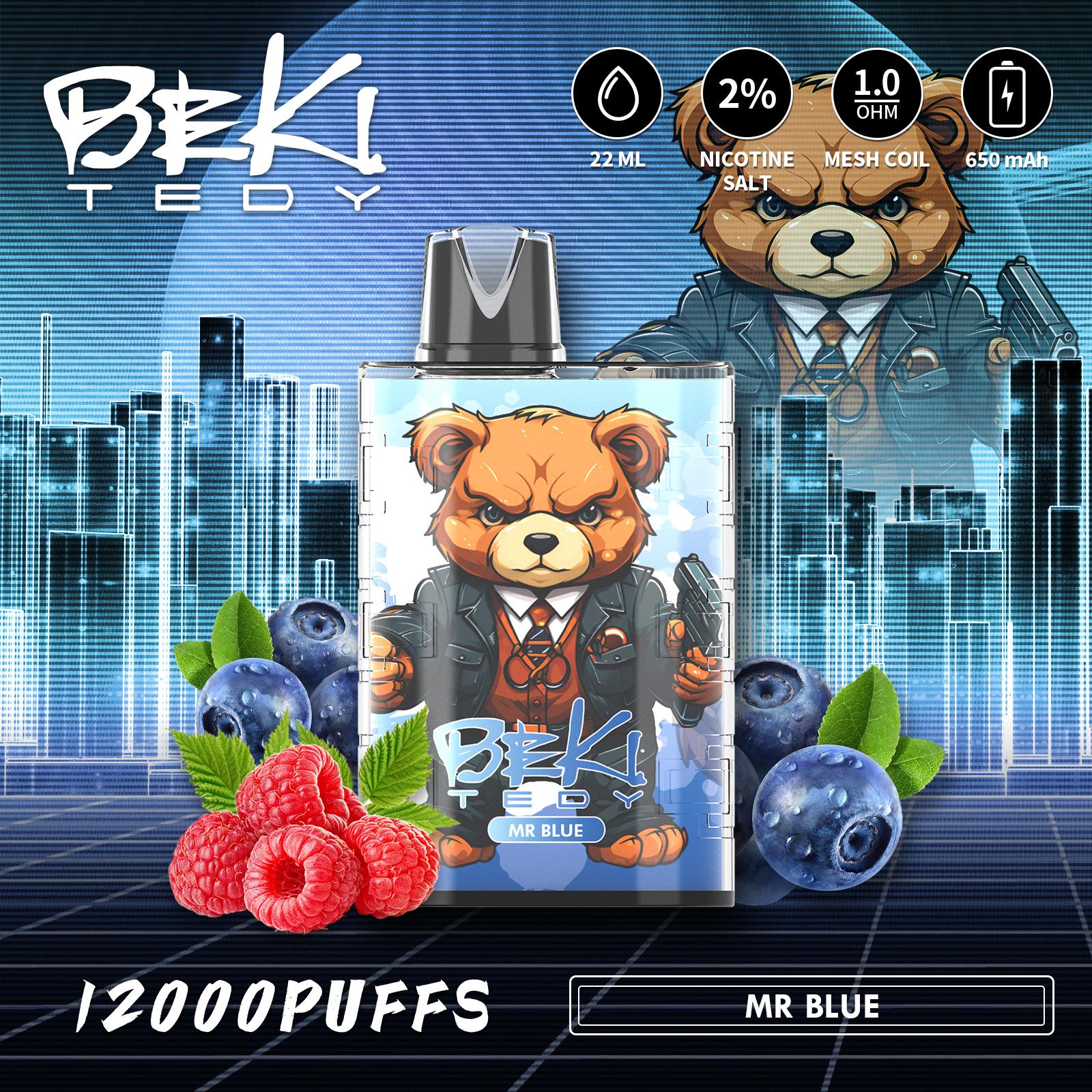 Beki Tedy 12000 Puffs Wegwerp Vape (Doos van 10)