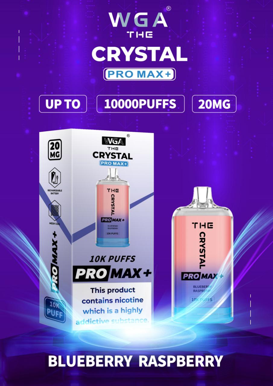 The Crystal Pro Max + 10000 Wegwerp Vape (Doos van 10)