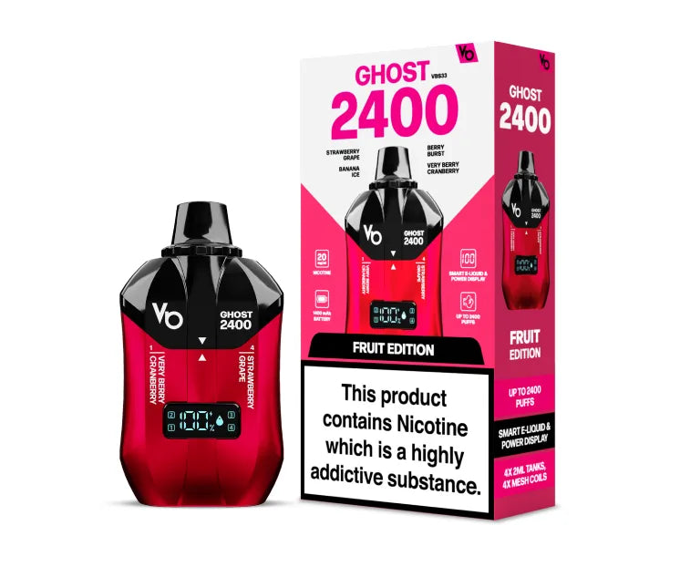 Ghost 2400 Puffs Wegwerp Vape (Doos van 5)